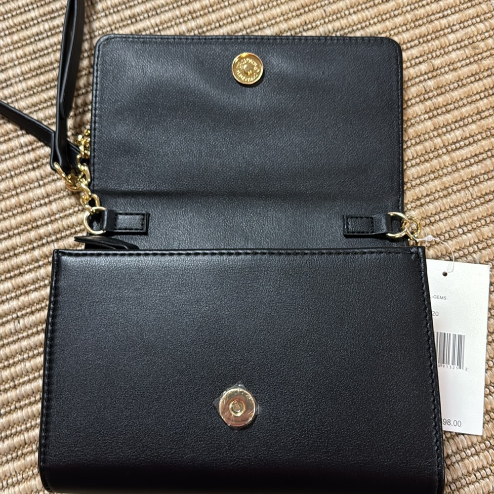 Luv Betsey Johnson Black Crossbody Purse - Picture 9 of 16